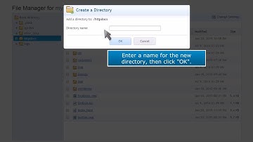 Plesk: How to Create New Directories File Manager