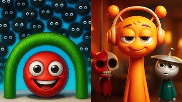 Hide Ball vs Spranky Run 😈👹🤬 ASMR Mobile Gameplay | All Levels Android iOS Ep 30