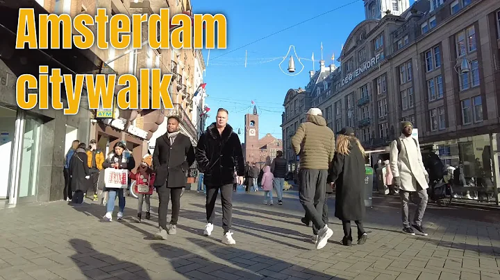 Amsterdam, Netherlands: Walking Tour | 4k 60fps UHD | ASMR | 3D Sound