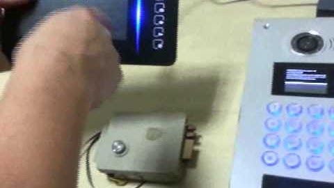 Install LEELEN Multi-apartment video intercom system