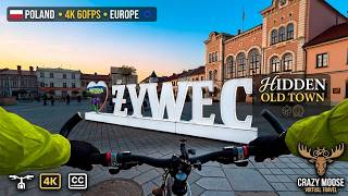 Żywiec City Discovery | Road Cycling & History | Poland Europe 🇵🇱🇪🇺 (4K 60FPS) #virtualtravel