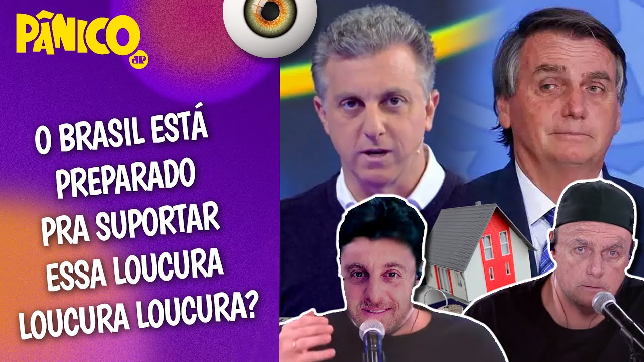 CRÍTICAS DE LUCIANO HUCK PODEM DESPEJAR BOLSONARO GORDÃO PRO NÃO TÃO DOCE LAR POLÍTICO?