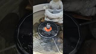 I replace garden water fountain with new garden watre fountine work better i think idk