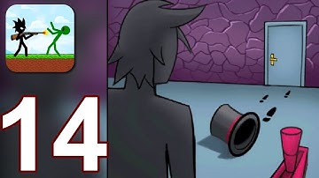 Stickman Zombie Shooter - Gameplay Walkthrough Part 14 - Chapter 6 : The Sewers (iOS,Android)