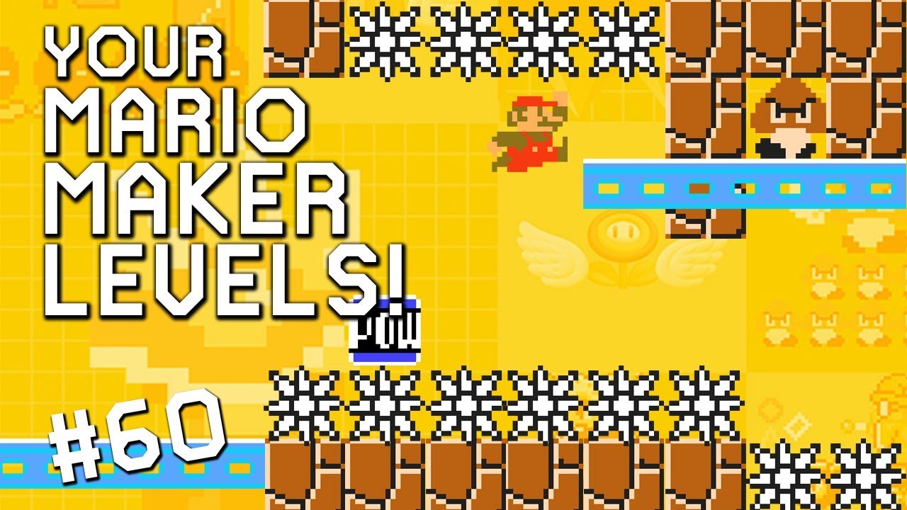 PERILOUS PLATFORM PANIC: YOUR Mario Maker Levels #60 - YouTube