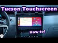 2024 hyundai tucson  infotainment demo  touchscreen and gauge cluster demo apple carplay test