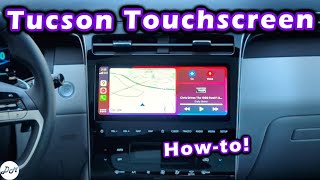 2024 Hyundai Tucson - Infotainment Demo | Touchscreen and Gauge Cluster Demo, Apple CarPlay Test