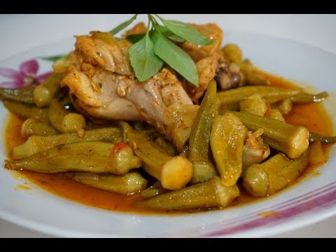 ქათამი ბამით/Κοτόπουλο με μπάμιες/Chicken with okra/Курица с окрой