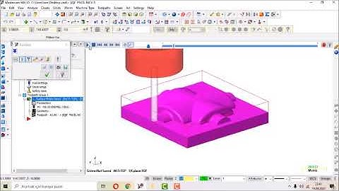 mastercam x  surface pencil takımyolu