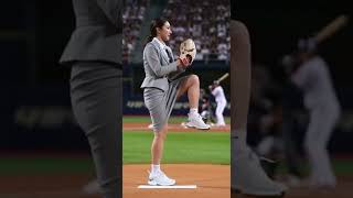 Newscasters First Pitch Ceremony