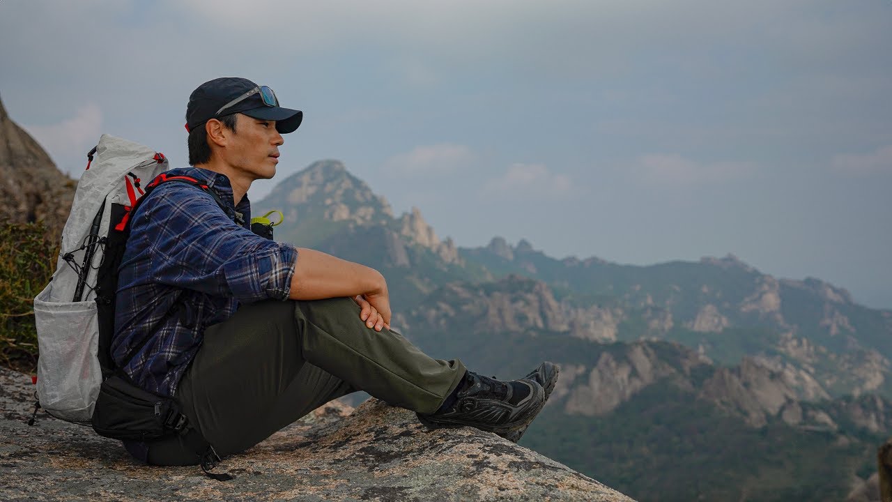 Поход в национальный парк Вольчулсан в Корее.