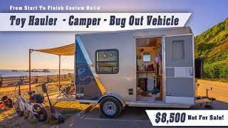 Cargo Trailer, Toy Hauler, Conversion: Bug Out Vehicle: 7x12 Aluminum