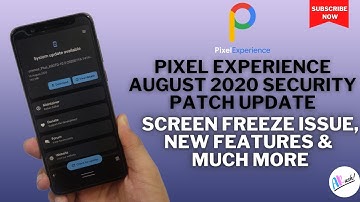 ASUS MAX PRO M1: PIXEL EXPERIENCE AUGUST 2020 SECURITY PATCH UPDATE | THE ANDROID RUSH
