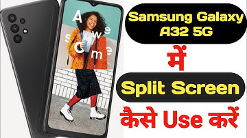 How to enable split screen in Samsung Galaxy A32 5G || Samsung Galaxy A32 5G split screen