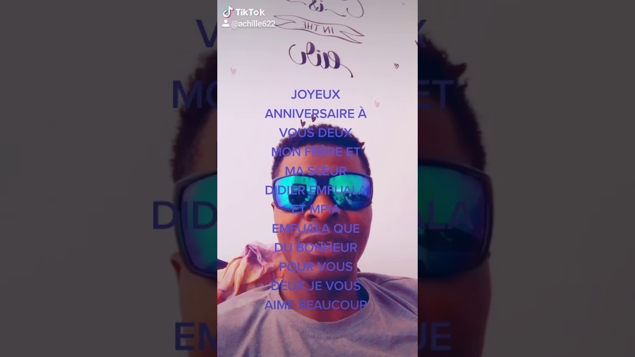 Joyeux Anniversaire Didier Emfuala Mbo Et Jeanne D Arc Emfuala Mpia 2 Youtube