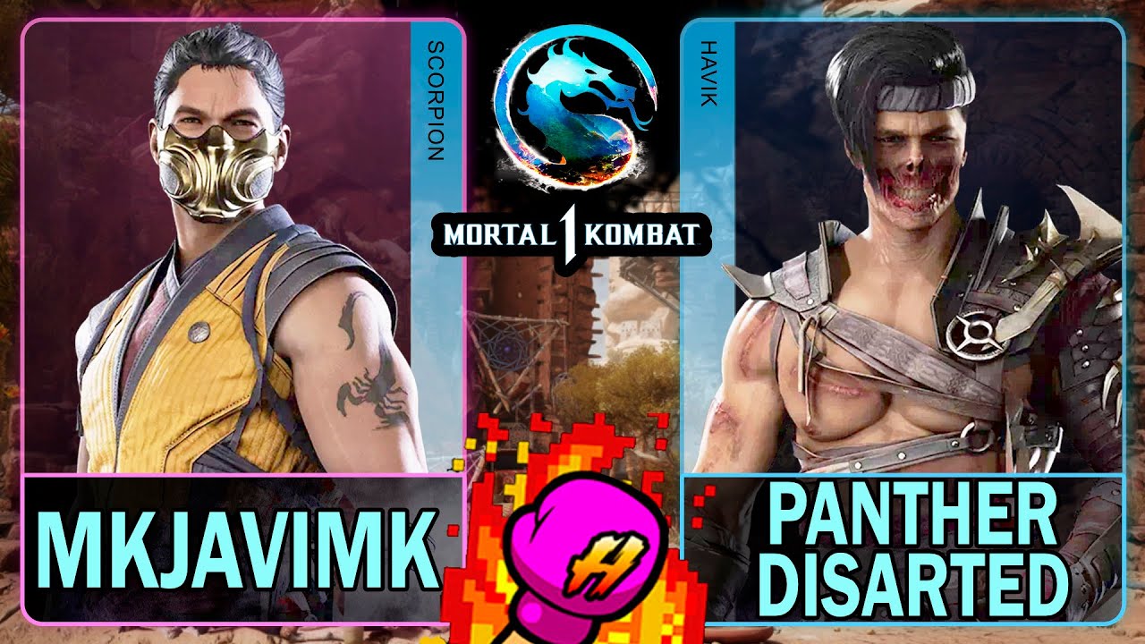 MK1 Mkjavimk (SCORPION) VS Panther Disarted (HAVIK)🥊Mortal Kombat 1🥊4K 60ᶠᵖˢ