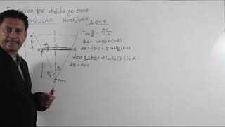 Fluid Mechanics: Measurement of Discharge-Triangular Notch Theory Lec 14