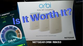 Netgear Orbi - 6000 sq.ft. system in a 3000 sq. ft. Home  (RBK53)