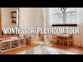 MONTESSORI PLAYROOM TOUR + my one year olds favourite toys!