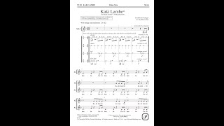 Kaki Lambe (SSA/SSAA)—arr. Brian Tate