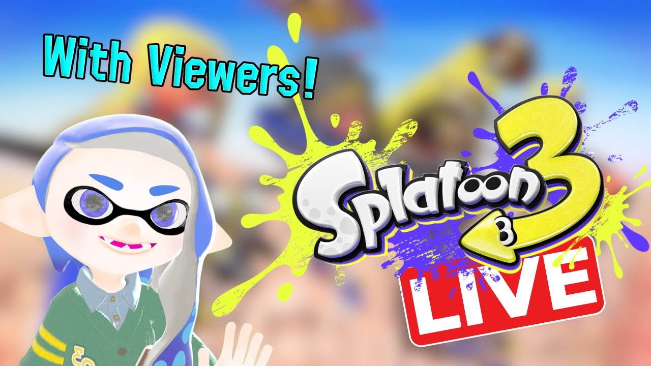 Splatoon 3 with YOU! turf war 'n stuff YAY (🔴LIVE🔴)