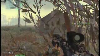 Modernwarfare 2: 50 cal on wasteland 21-1
