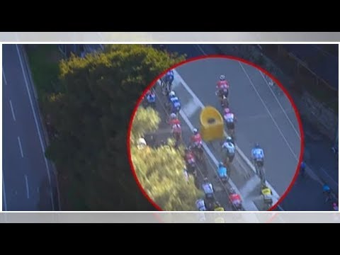 Video: Mark Cavendish erleidet bei einem Sturz bei der Abu Dhabi Tour eine Gehirnerschütterung