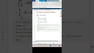 Integral definida con MATLAB. #matlab #integration #integral #maths #matlabproject