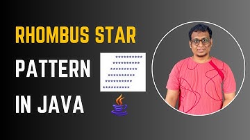 Java Program to Print Rhombus Star Pattern | Pattern Program in Java | Coding Pills