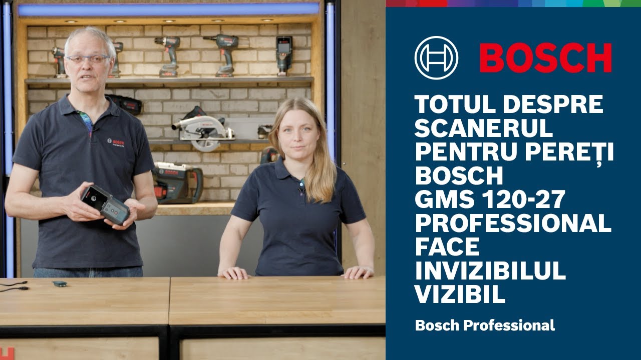Tot ce trebuie să ştii despre scanerul pentru pereţi Bosch GMS 120-27 Professional