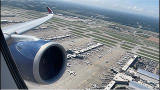 Delta Air Lines Airbus A350-900 Takeoff from Hartsfield–Jackson Atlanta International Airport