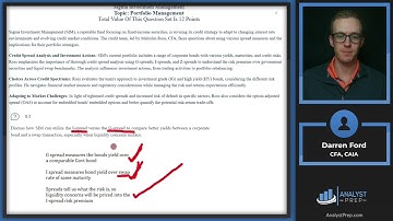 Portfolio Management Pathway - CRS - Sigma Investment Management - CFA® Level III