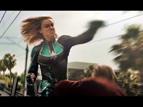 Captain Marvel vs Skrull Fight Scene - Train Fight Scene | Captain Marvel (2019) Movie Clip HD