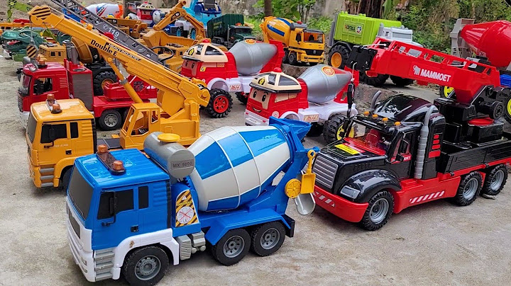 xe tải chở ôtô, xe trộn bê tông điều khiển, máy xúc cát, tìm xe đồ chơi, xe cứu hỏa, xe cần cẩu bự