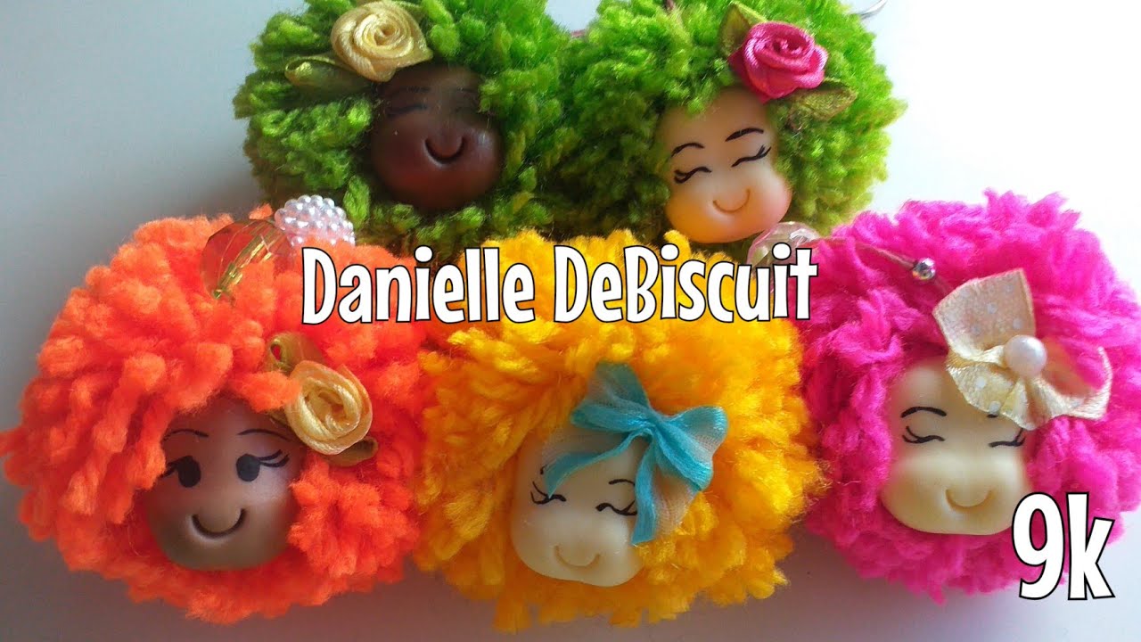 COMO FAZER CHAVEIRO POMPOM- AULA DOS 9K