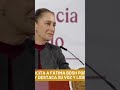 SHEINBAUM FELICITA A FÁTIMA BOSH
