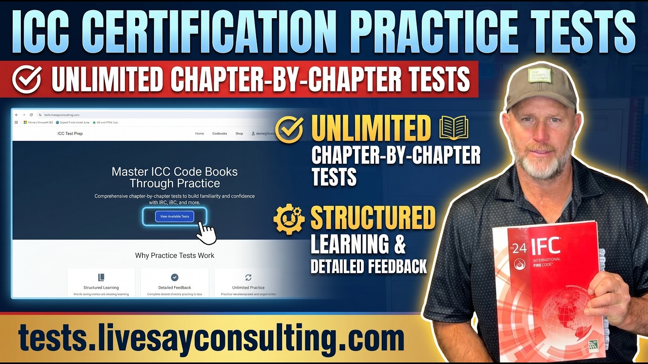 ICC Exam Prep 2024 – Chapter-by-Chapter Practice Tests for Building Codes || Updated W/ IFC ...