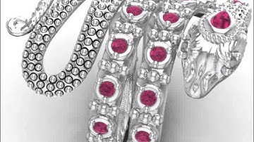 Snake ParaFashion Ring 3D print model from CGTrader.com