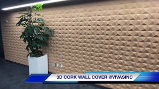 @VIVAS INC / 3D CORK WALL COVER / Interior Decor