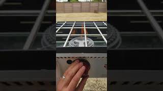 Lighting The Camp Chef Pro 90X Three-Burner Stove With The Piezo Starter