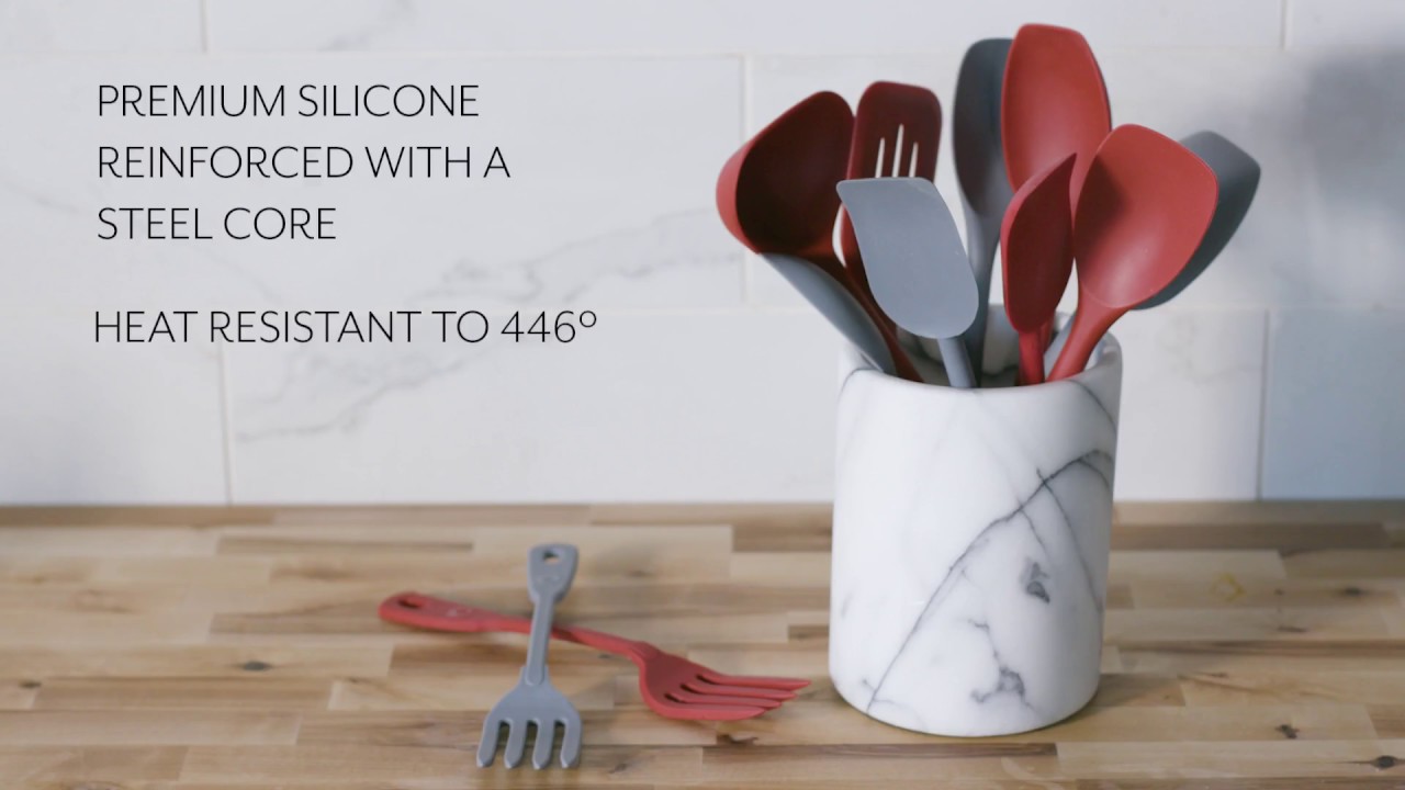 Sur La Table Silicone Blender Spatula, Gray