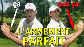 cours de golf: Comment créer l'ARMEMENT DES POIGNETS avec l'angle des poignets au golf PARFAIT