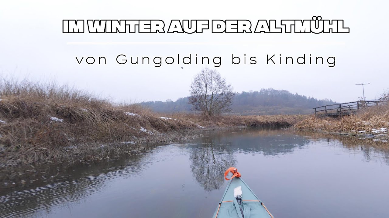 Winter Kajaktour auf der Altmühl