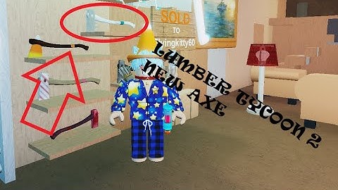 Lumber Tycoon 2 frost axe (NEW) (Roblox)