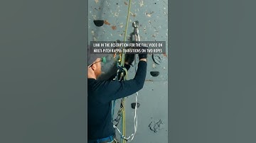 Preview to Multi-Pitch Rappel on Two Ropes & Considerations if Using Singles or Taglines #shorts