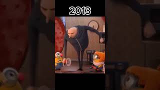 Evolution of Despicable Me 2010 up 2017 #despicableme #cartoon #kartun #evolution #shorts #viral