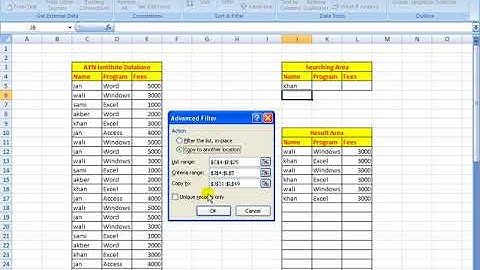 32 Excel 2007 Data Tab Part 2