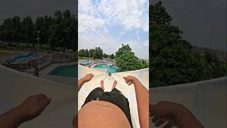 Bottle Flip Betrayal! 🍾😡 Water Slide Revenge Drop 🇺🇸 #Waterslide #Shorts #POV #Viral