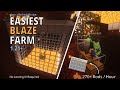 Blaze Farm Tutorial 1 21+ EASY ~280 BLAZE RODS PER HOUR