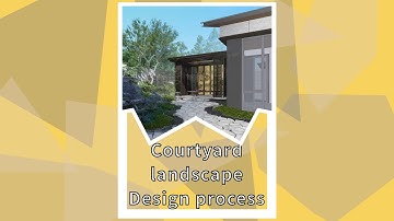 SketchUp Garden landscape from design to animation